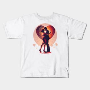 Discover True Romance: Art, Creativity and Connections for Valentine's Day and Lovers' Day Kids T-Shirt